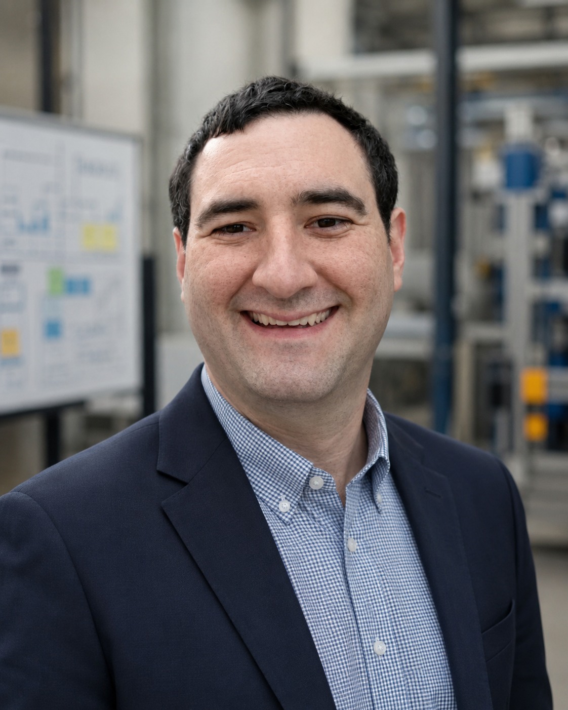 Kevin Kunkle, founder of Step Next Training, on a manufacturing floor