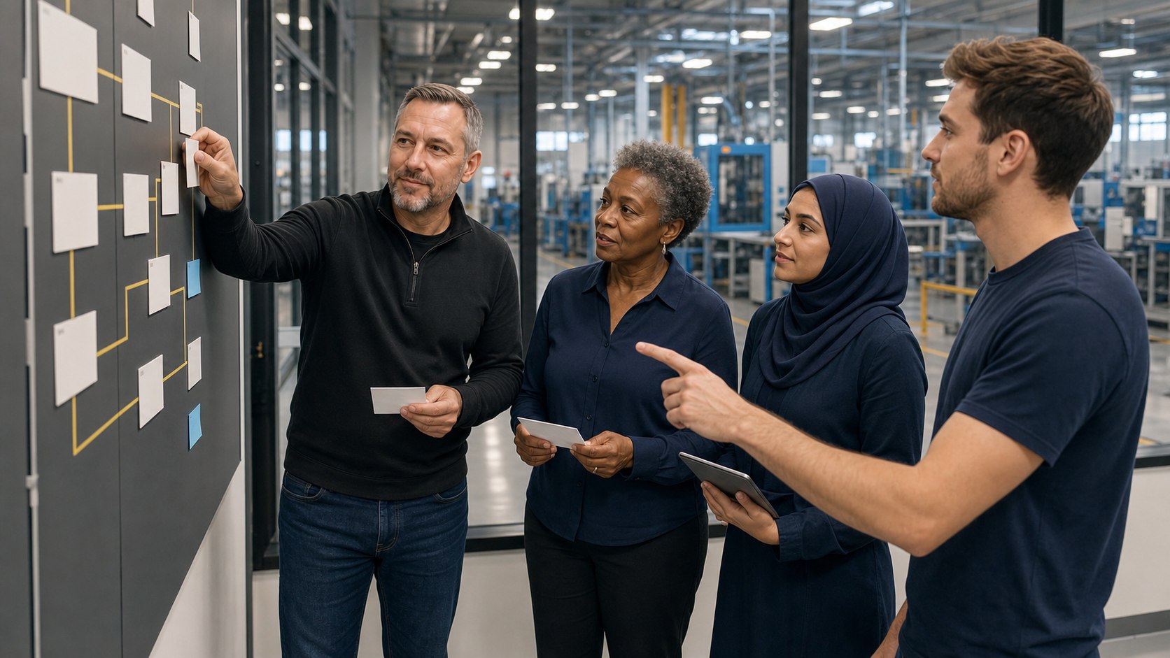 Manufacturing process planning and operational collaboration